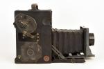 Compact Graflex 3¼x5½ SLR Focal Plane Shutter Camera with Lomb Zeiss Tessar V20