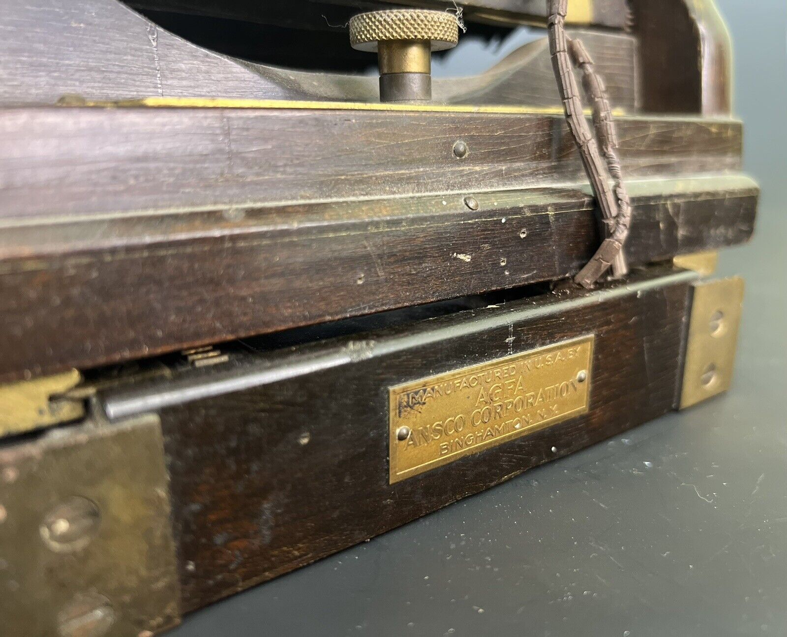 Agfa 5x7 Folding Wooden View Camera with Tessar Lens