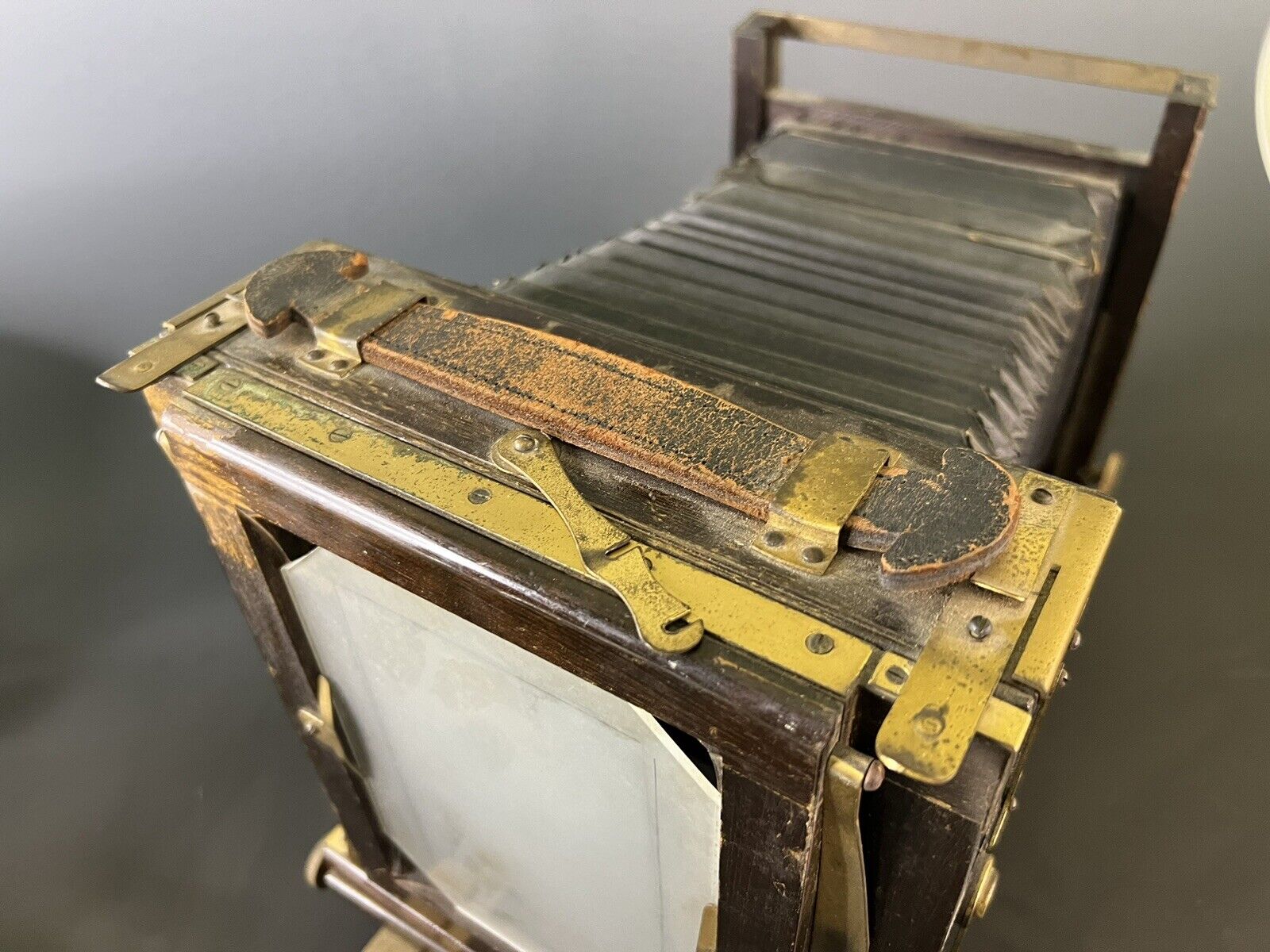 Agfa 5x7 Folding Wooden View Camera with Tessar Lens