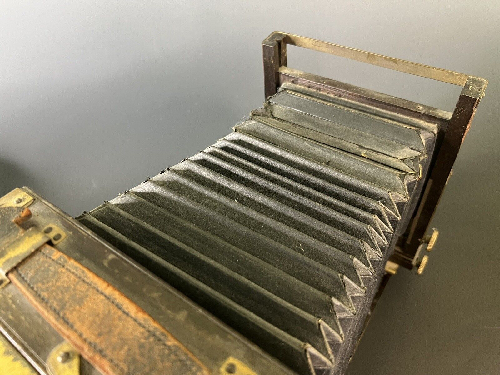 Agfa 5x7 Folding Wooden View Camera with Tessar Lens