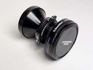 Schneider Super Angulon MC 120mm F8 Lens in Copal #0 Shutter Excellent Condition