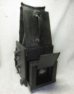 Vintage 1915-ish Folmer Schwing Auto GRAFLEX 3x4 Camera w/Tessar Ic, Film Back