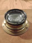 Goerz 180mm/7 in. Series III No.2 double anastigmat brass lens, Flange EXC GLASS