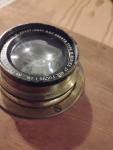 Goerz 180mm/7 in. Series III No.2 double anastigmat brass lens, Flange EXC GLASS