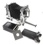 Graflex Graphic View II 4x5 Camera, 127mm f4.5 Optar, 5 SFH, 2 LB More, EXC+