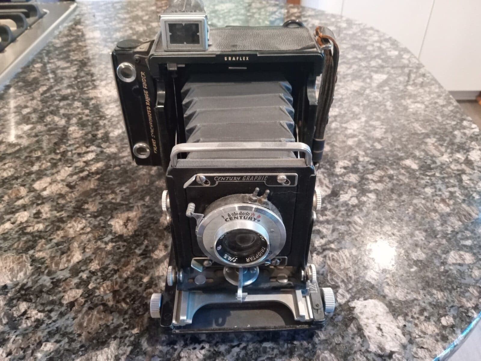 Vintage Graflex Century Graphic Camera - Untested