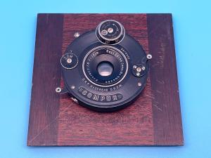 Zeiss Protar V 14cm 140mm f18 in Compur covers 8x10 tiny lens Large Format EX+++