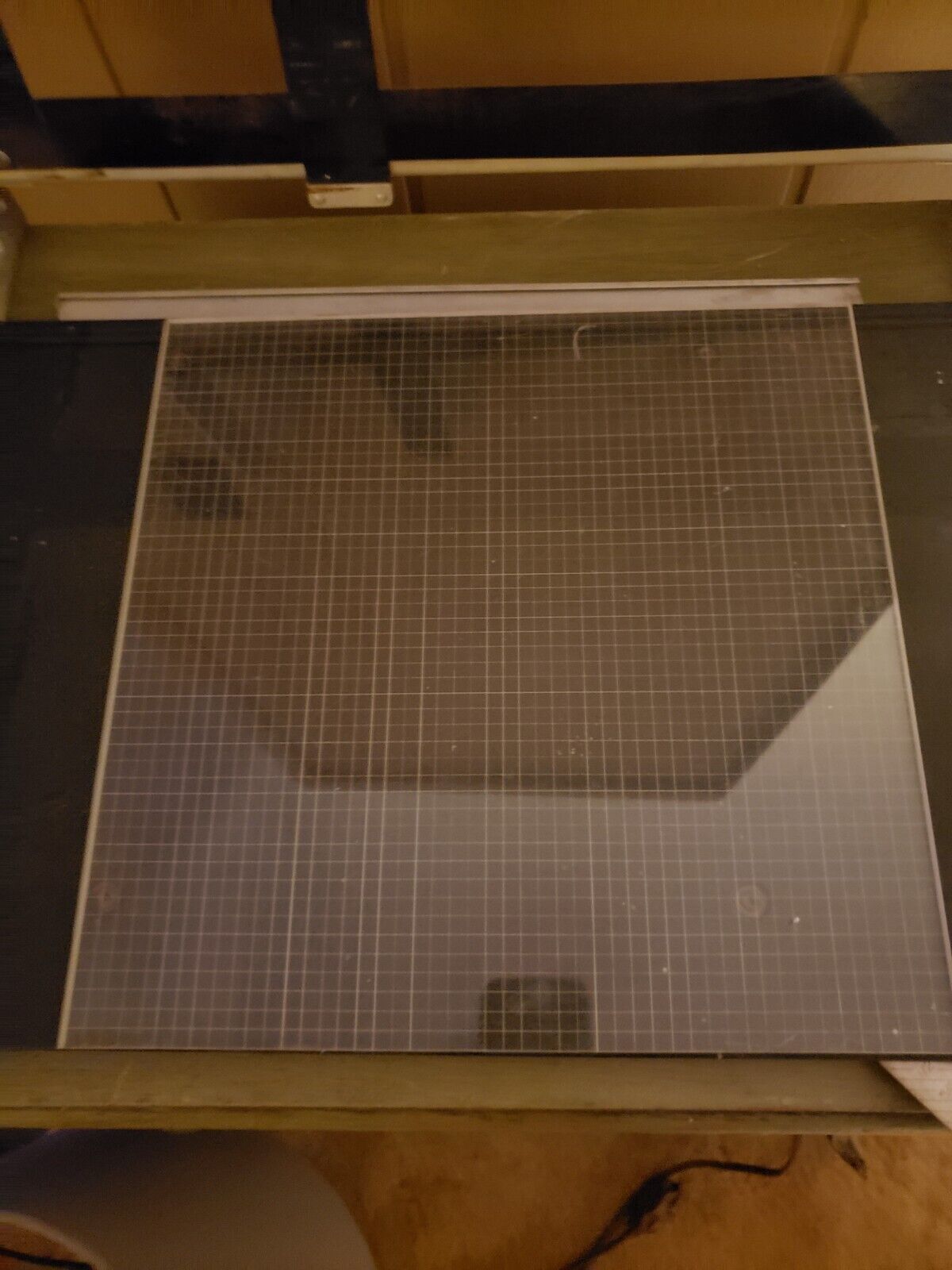Vintage 12"x12" 1/4" Grid Polymer Large Format Camera