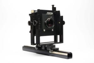 Linhof Kardan Standard 4x5 camera w/Nikon Nikkor-W 150mm f5.6 lens, board, case+