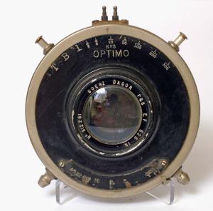 F97011~ Goerz Dagor EF 8.25 Inch (210mm) f/6.8 Lens #312261 & Shutter