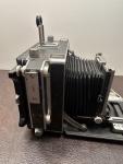 Linhof Technika III 4x5 Large Format Camera, German, Grip w. thumb release grip.