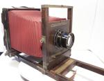 ANTIQUE KODAK GRAFLEX 2-D 8X10 WOODEN LARGE FORMAT VIEW CAMERA w/ZEISS LENS