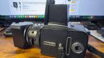 Hasselblad 500CM Medium Format 6x6 Film Camera in Black with 80mm CF Lens/Hood/
