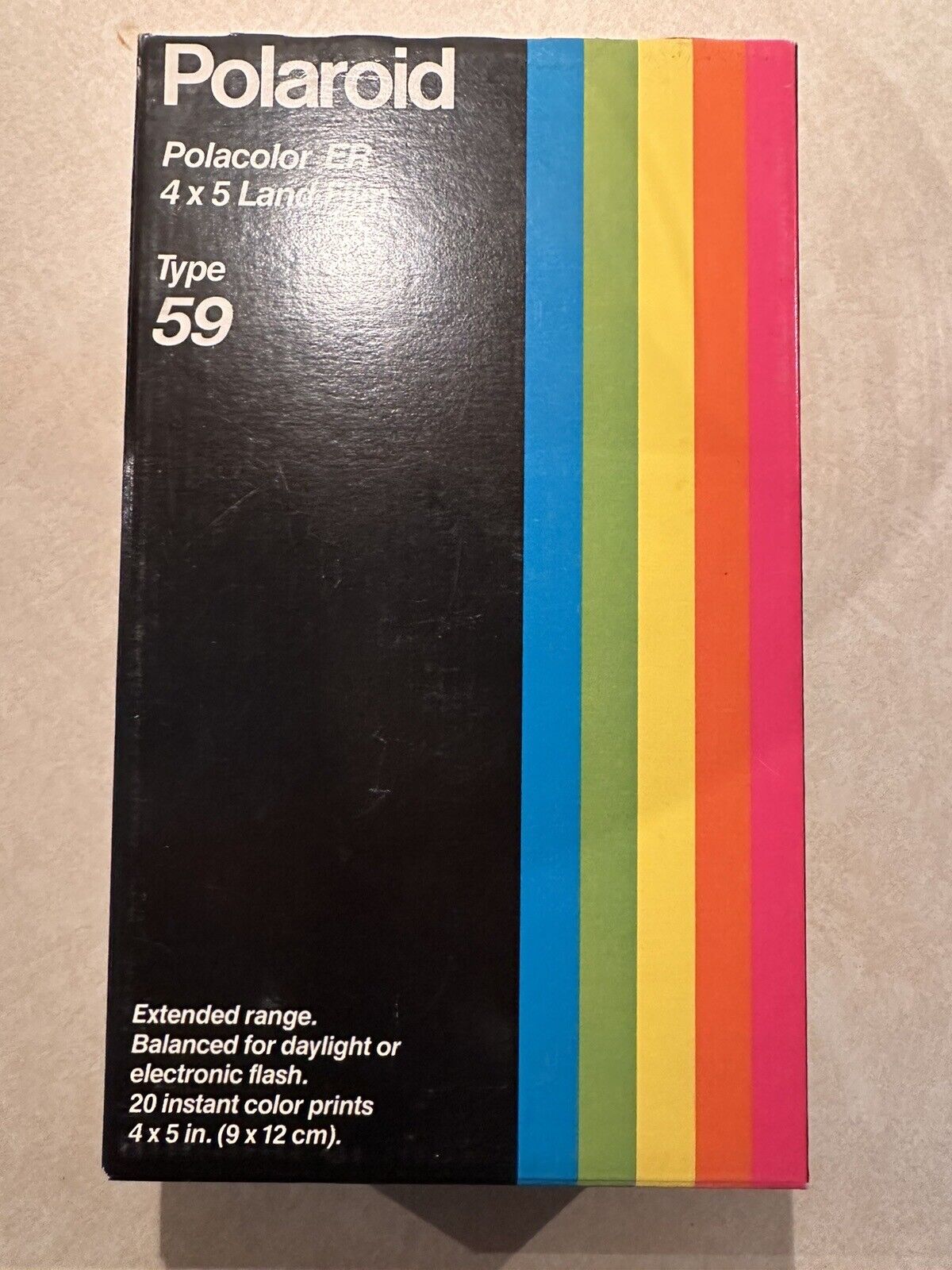 Polaroid 59 4x5 Color Instant Film Land Pack