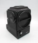 *CLEAN* BLACK HASSELBLAD 500 EL/M W/ WAIST LEVEL FINDER-WORKING