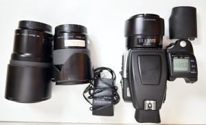 Rare! Hasselblad H5X 3 Lens Kit with 120 Back, Mag, and 2x Battery Grips/Charger