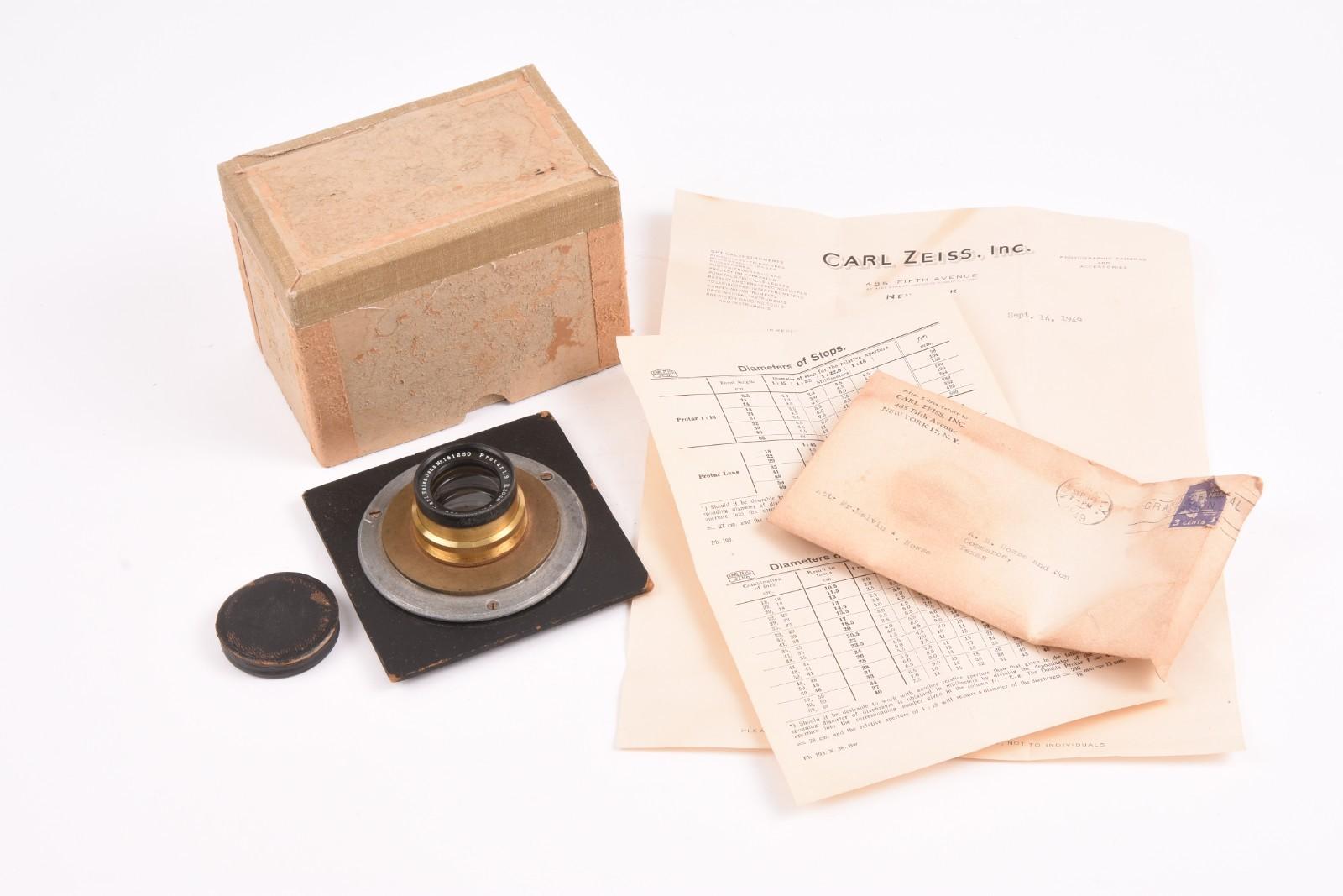 Carl Zeiss Jena Protar 20cm f/9 Large Format Lens (RARE) [READ!] #Z-RC51230