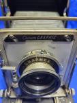 Graflex Crown Graphic Special 4x5 Press Camera W/ Xenar 135mm Lens Broken Glass