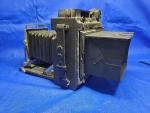 Graflex Crown Graphic Special 4x5 Press Camera W/ Xenar 135mm Lens Broken Glass