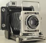 Graflex Century Graphic 2x3 Camera w/ Xenar 105mm 4.5 Lens & RH/10 Film Holder