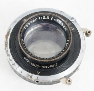 - CARL ZEISS JENA TESSAR 105MM F3.5 LENS FOR LARGE FORMAT CAMERAS FOR PARTS