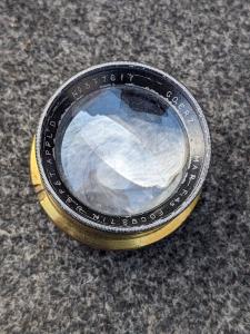 Goerz Dogmar Brass Lens focus 7 inch f4.5 AS-IS