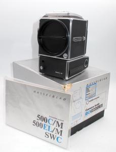 *GREAT* HASSELBLAD 500EL/M CAMERA BODY W/ WAIST LEVEL FINDER & MANUAL IN BOX