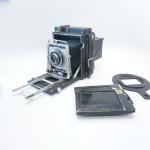 Graflex Crown Graphic 4x5 Camera w/ Kodak Ektar  f:4.7 127mm Supermatic Shutter