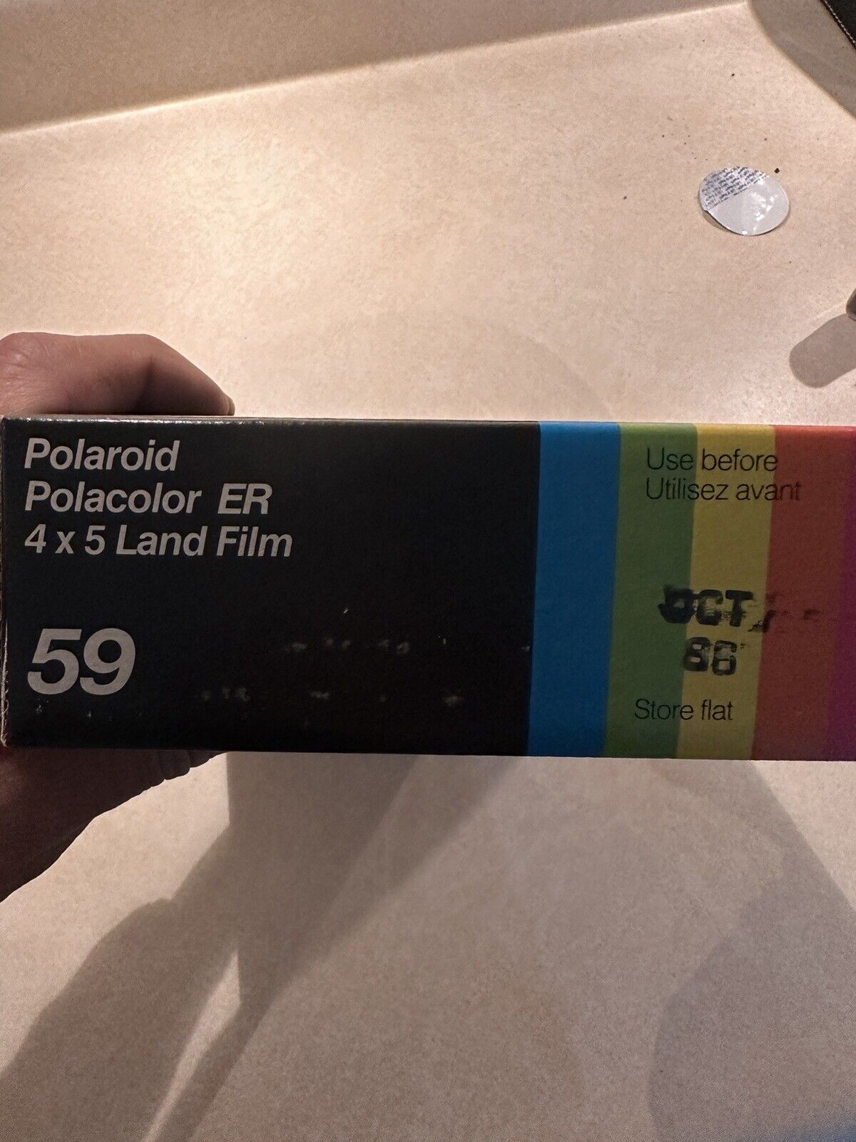 Polaroid 59 4x5 Color Instant Film Land Pack