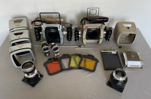 LINHOF AERO-TECHNIKA – Complete 2-Camera set WITH LENSES!!