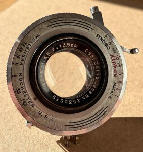 Zeiss Jena Tessar 135mm f4.5 Wollensak Alphax Shutter *Tested* Large Format
