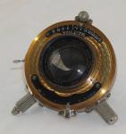 Goerz Dagor f6.8 Focus 7" Inch Series III No. 2 Lens in Gold Volute Shutter
