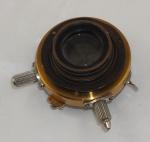 Goerz Dagor f6.8 Focus 7" Inch Series III No. 2 Lens in Gold Volute Shutter