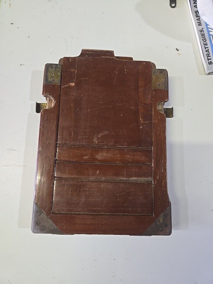 Vintage Wood Folding Camera with Plate Holder