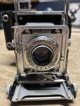 Vintage Graflex Speed Graphic Camera w Kodak Ektar 101mm Lens & 3 Film Holders