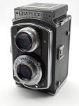 Graflex-22 Model 400 TLR 6x6 120 Camera Graftar f/3.5 85mm Lens EXC+