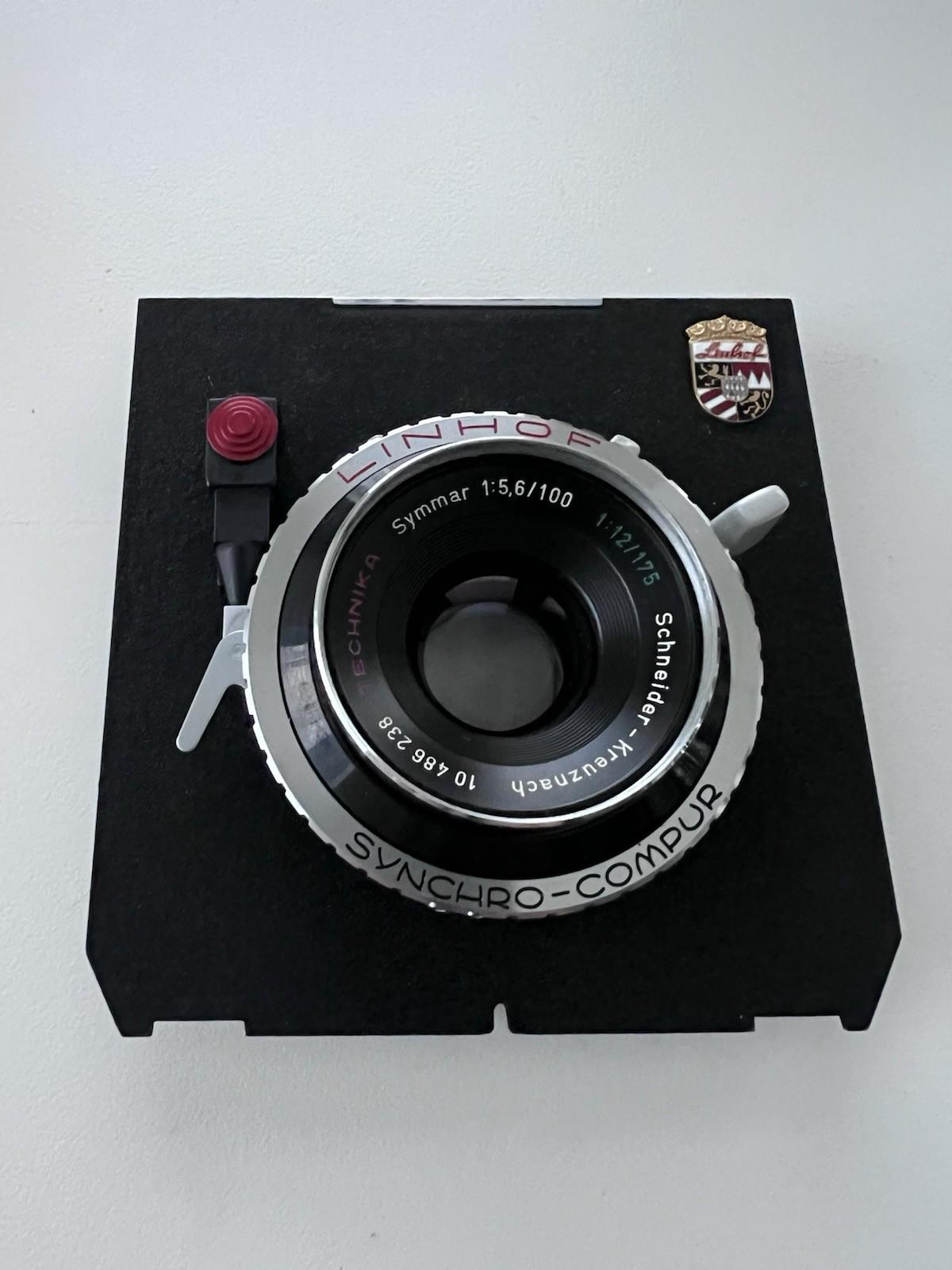 MINT! Linhof Select Schneider-Kreuznach Symmar 100mm f/5.6 / 175mm f/12 Lens