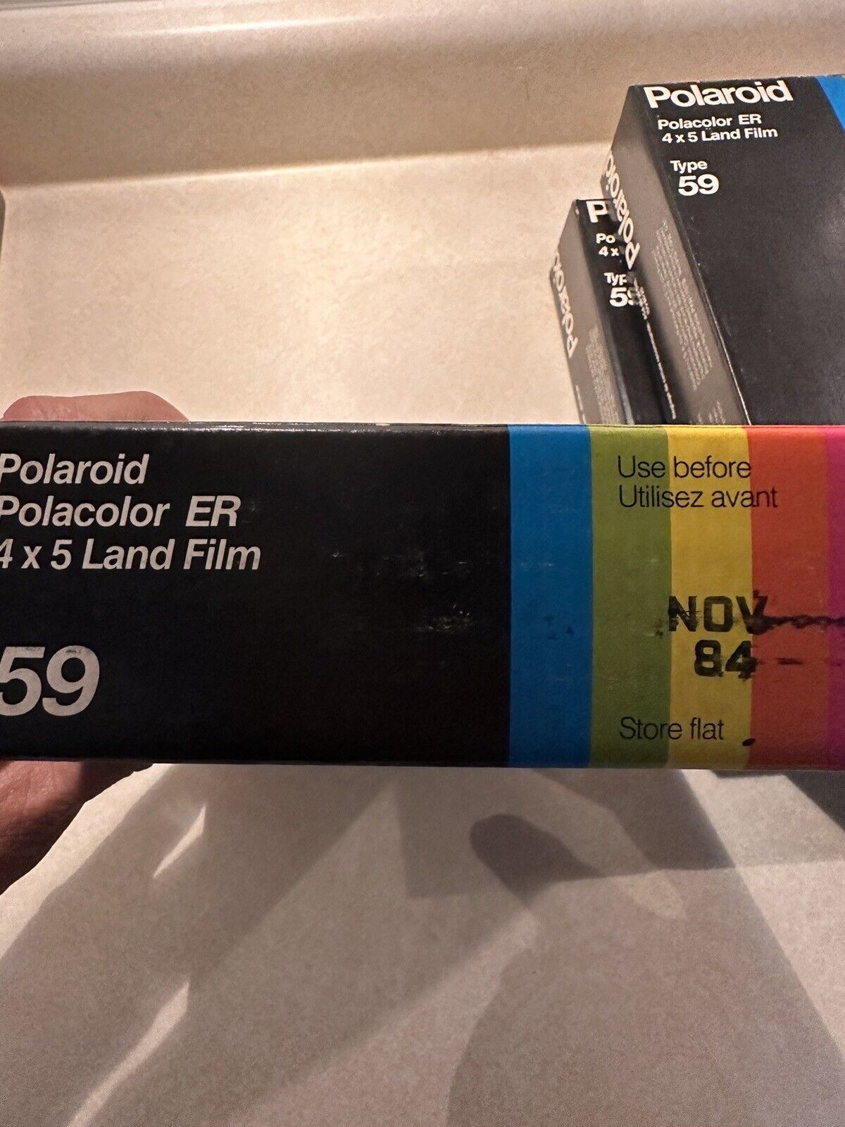 Polaroid 59 4x5 Color Instant Film Land Pack