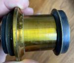 Lens Brass GOERZ Berlin Rectiplanat RARE Very Early Lens Serial 1413 Clean