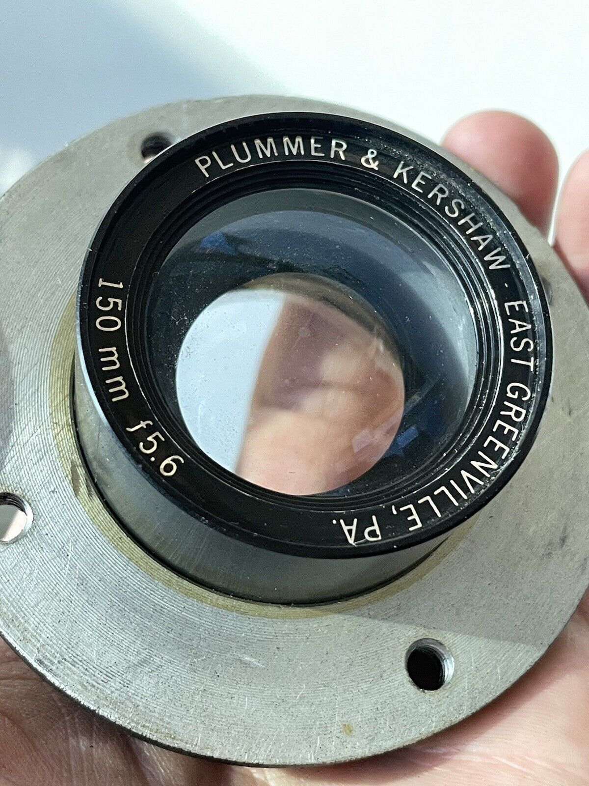 Plummer & Kershaw 150mm F/5.6 Large Format Lens