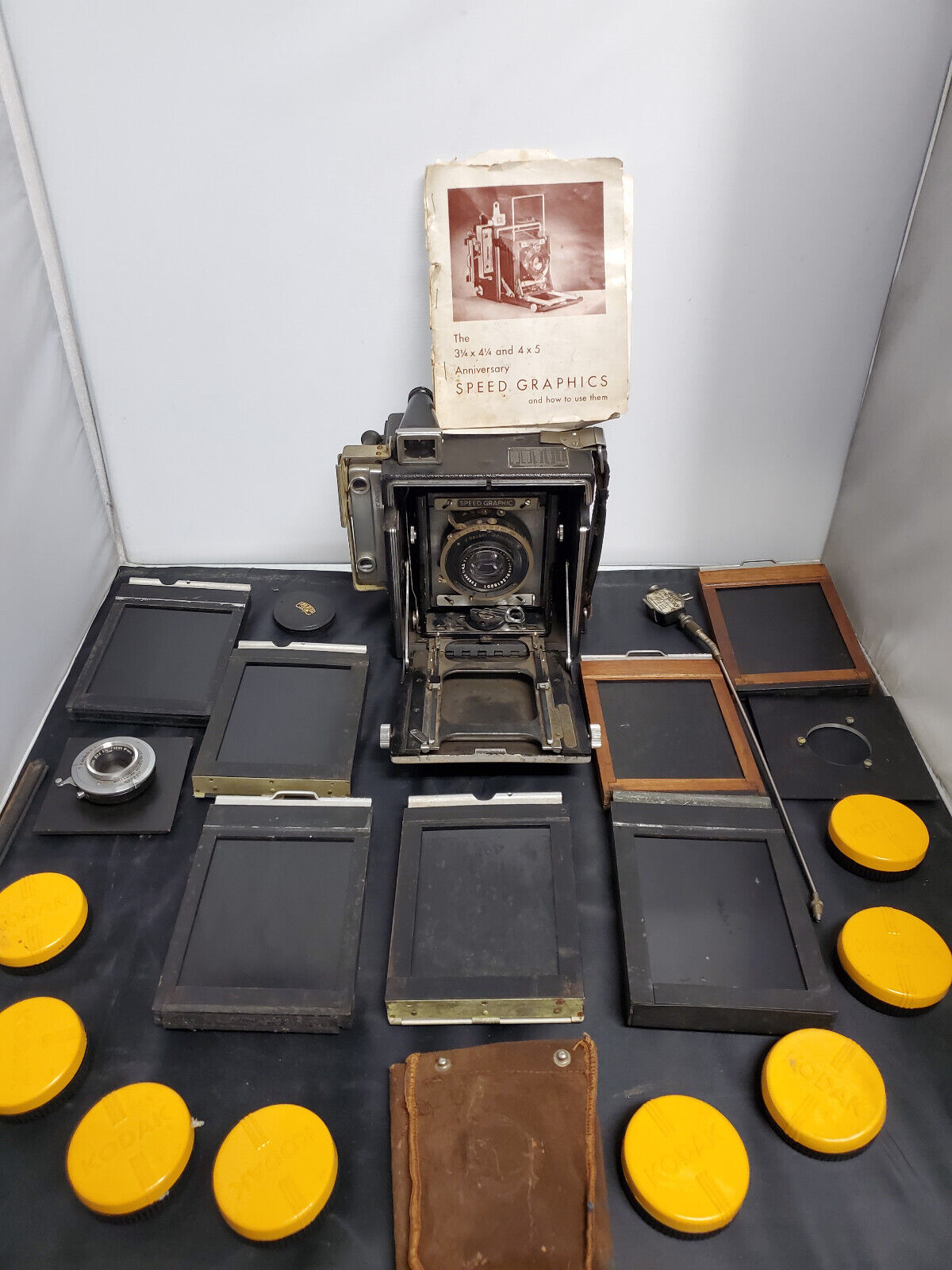 Vintage Graflex Anniversary Speed Graphic 4x5 Large Format Camera