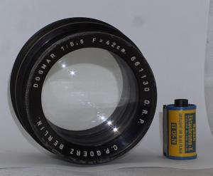 C.P. Goerz DOGMAR f5.5 42cm 420mm 16 1/2" Ultra Large Format 8x10, 11x14 Lens