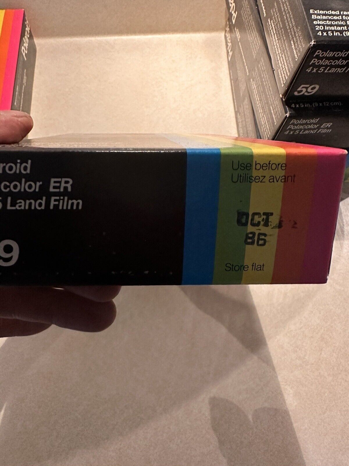 Polaroid 59 4x5 Color Instant Film Land Pack