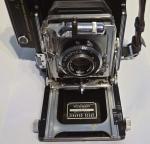 Graflex SPEED GRAPHIC Camera 2 1/4"  X 3 1/4" w/ Graphex OPTAR f/4.5 101mm Lens