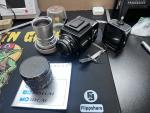 hasselblad 500 cm With 2 Film Backs, And 80mm F2.8 And 50mm F4 Lenses