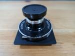 RODENSTOCK EURYGON LENS W PRONTOR POLAROID SHUTTER, BOARD