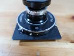 RODENSTOCK EURYGON LENS W PRONTOR POLAROID SHUTTER, BOARD