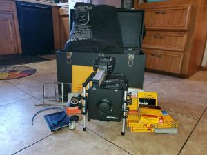 Calumet 45NX 4x5 View Camera Kit w/ Rodenstock Lens, Meter, Holders + Film