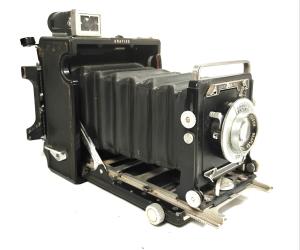 Graflex Graphic 2 1/4 x 3 1/4 Century Camera  Graflex Trioptar F 4.5 103mm Lens