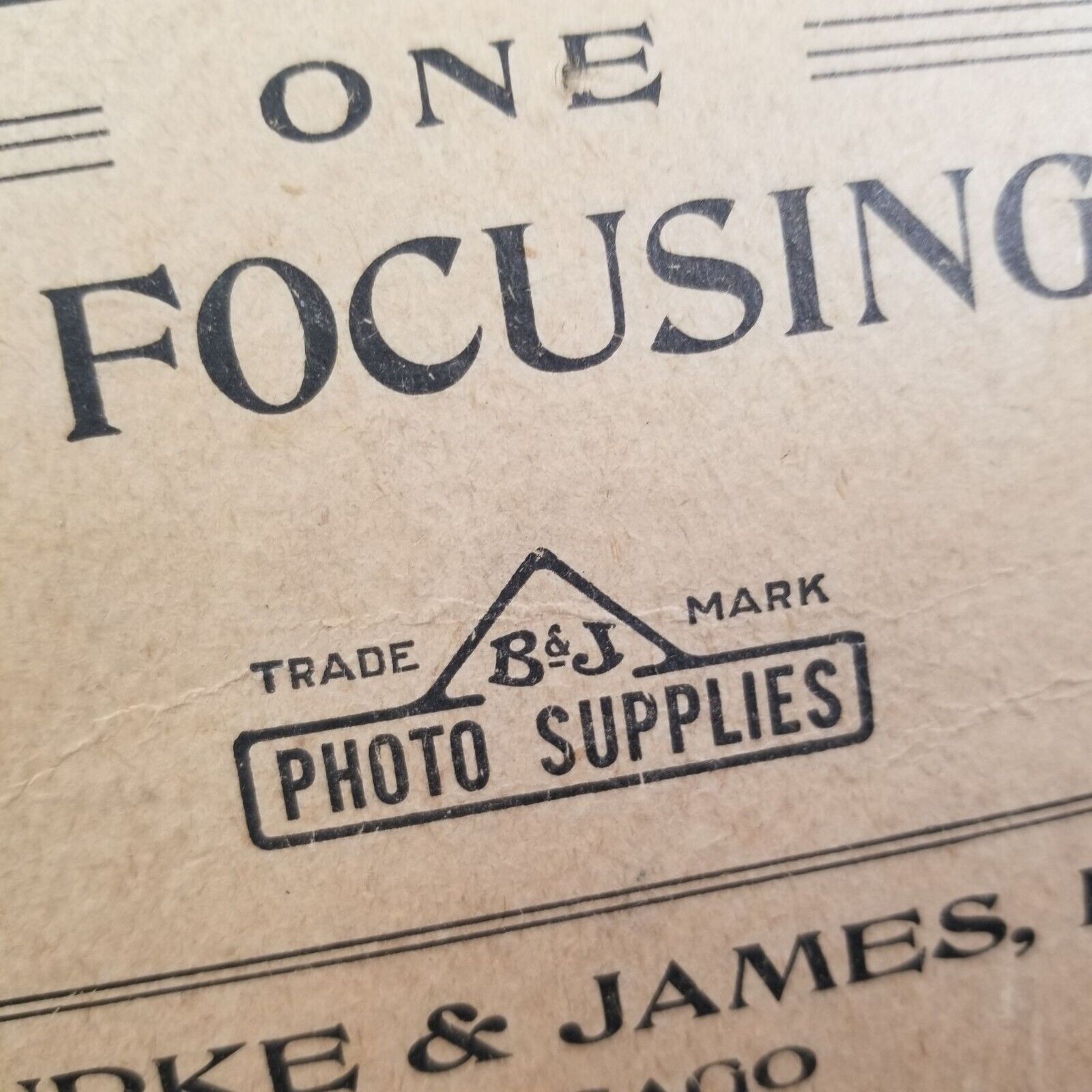 Vintage Burke & James Ingento Large Format Camera Accessories